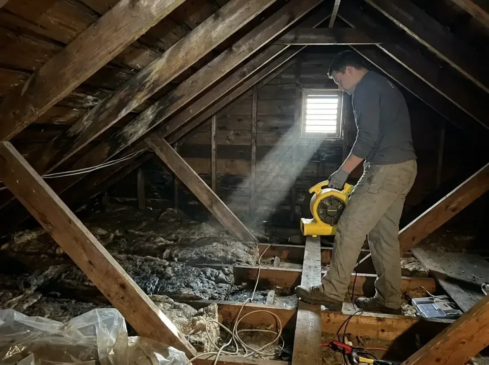attic-water-damage-drying-proc-007 — frequently asked questions, Emergency Water Extraction & 24/7 Flood Response in Clayton…